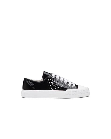 prada sneaker skeleton|Wheel patent leather sneakers with vulcanized rubber sole .